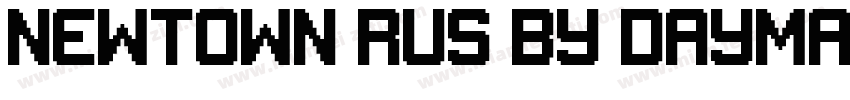 Newtown RUS by Daymarius字体转换